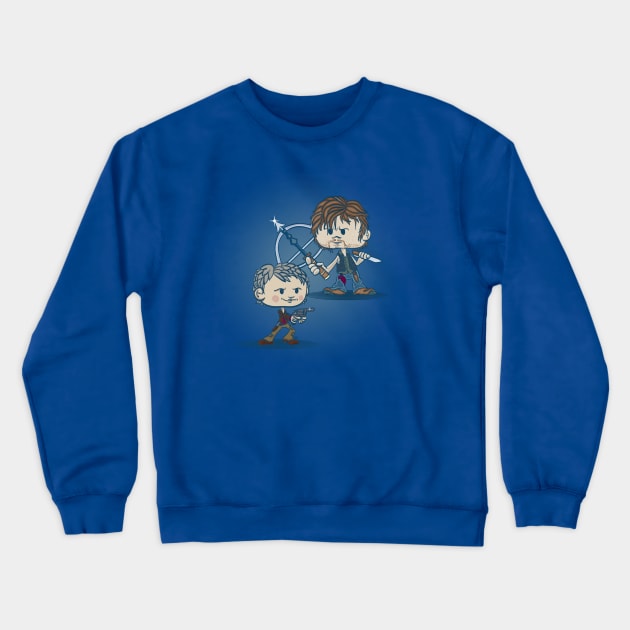 Daryl and Carol Crewneck Sweatshirt by DoodleHeadDee